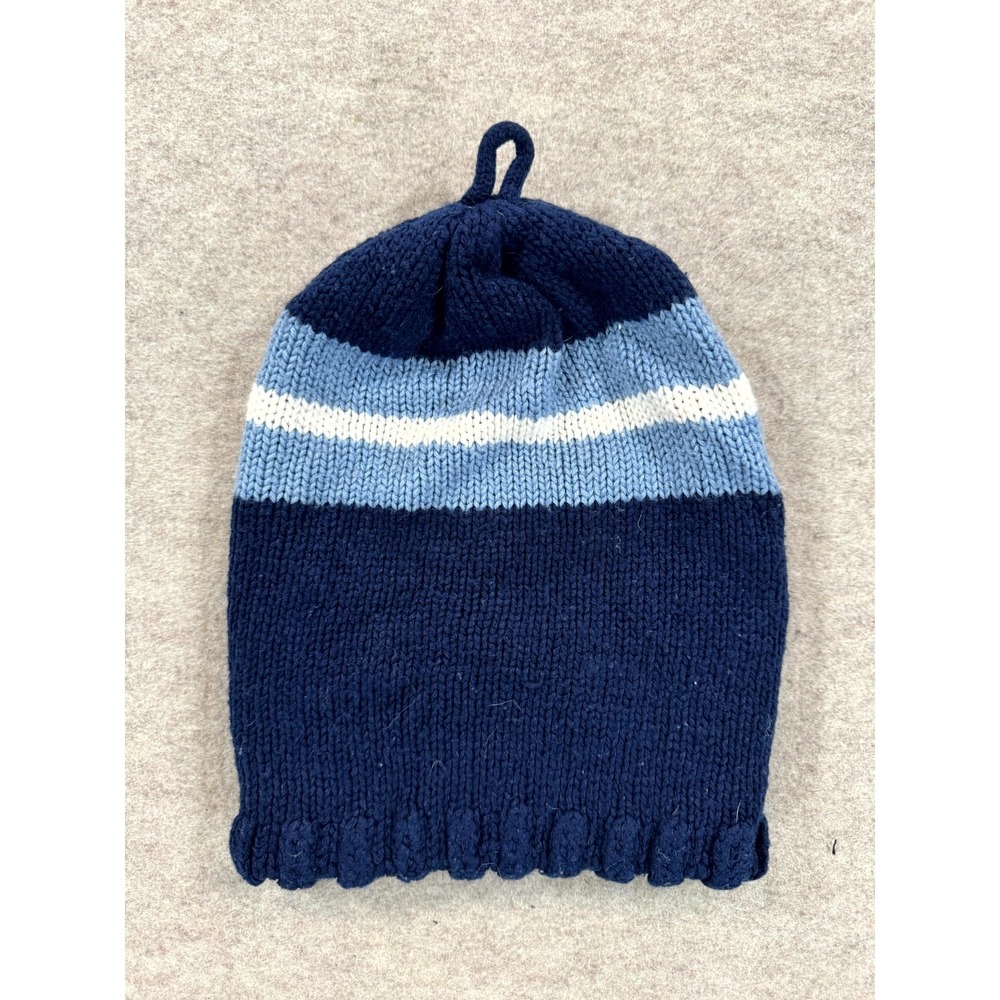 Unisex Beanie Hat One Size Multicolor Striped Tight Knit Winter Wear Casual
